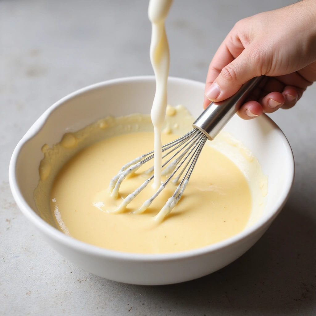 1 to 1 Baking Flour Recipes That Always Work - Step 5: Add Eggs and Milk