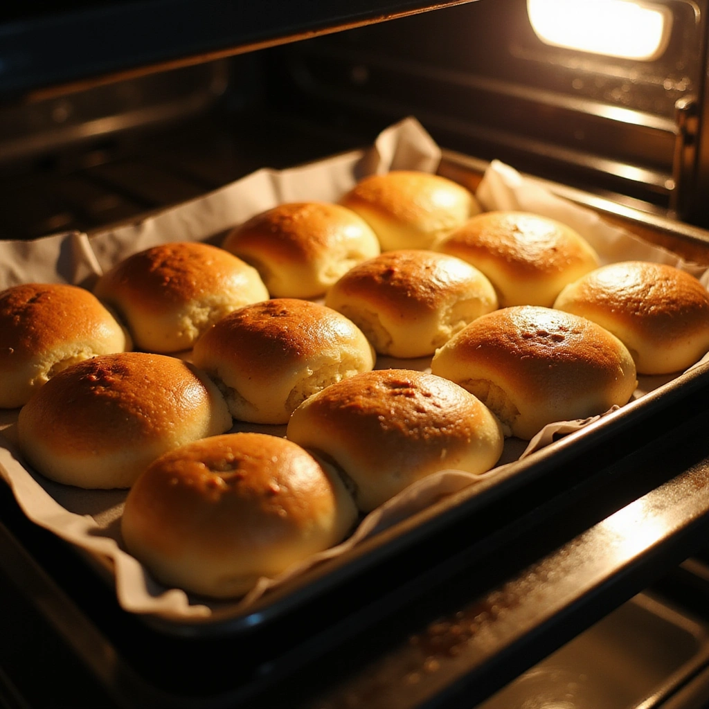 At Home Baking Recipes That Anyone Can Do - Step 10: Bake the Rolls