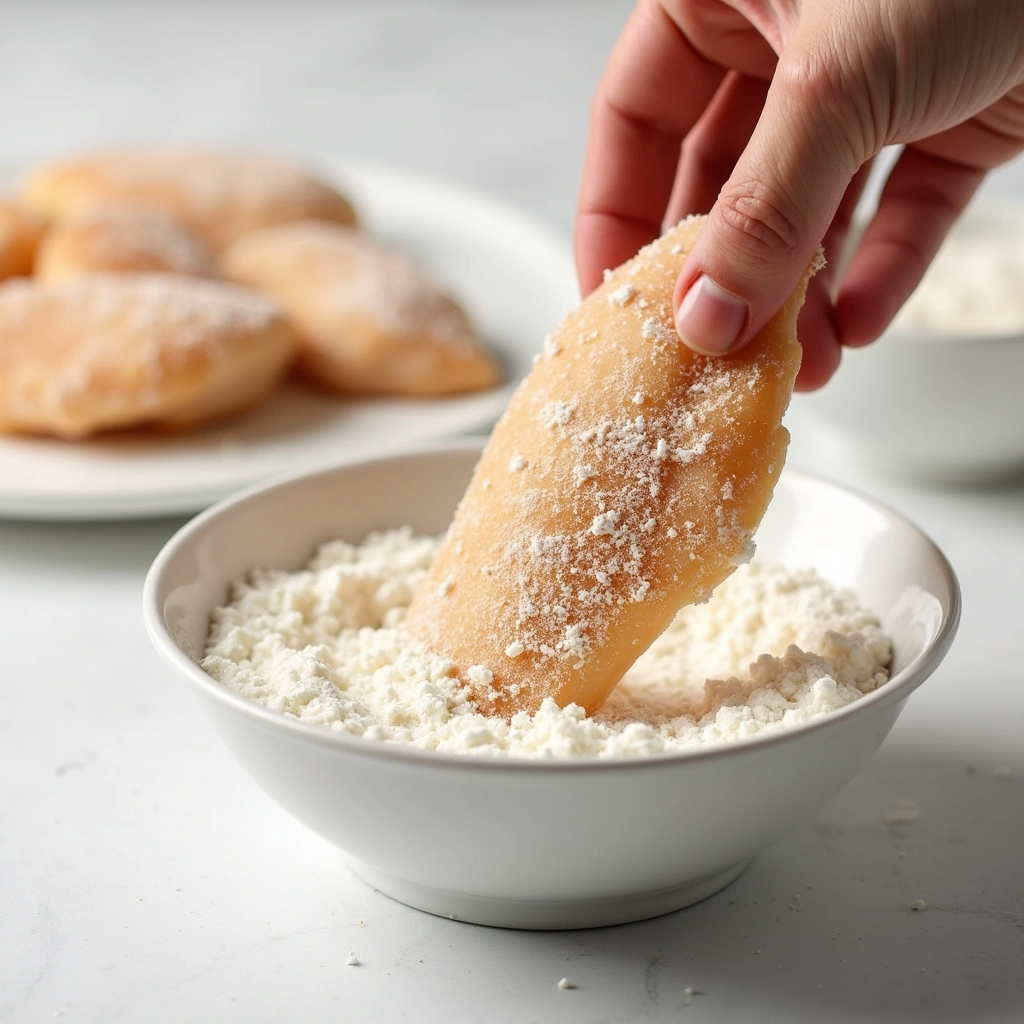 Bread Crumb Baking Recipes for Crispy Coatings - Step 6: Dredge the Chicken