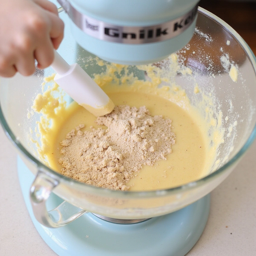 Coffee Extract Baking Recipes with Rich Aroma - Step 6: Add Dry Ingredients to Wet Mixture