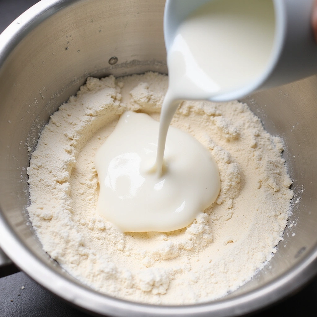 Easy Baking Scones Recipes for Perfect Tea Time - Step 3: Add Wet Ingredients