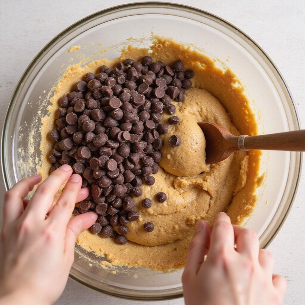 Easy Cookie Dough Baking Recipes for Quick Desserts 6 Easy Cookie Dough Baking Recipes for Quick Desserts - Step 6: Fold in Chocolate Chips