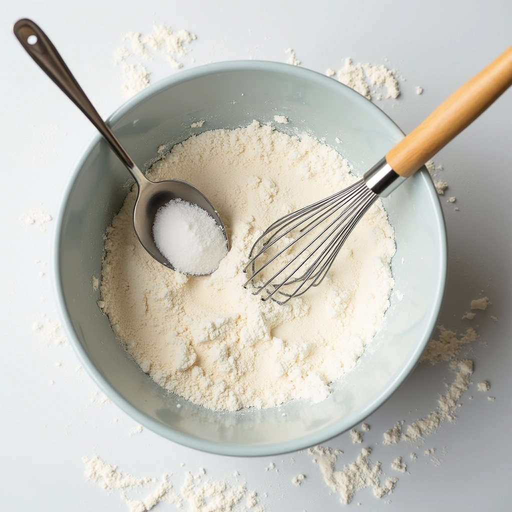 Flour Sack Towels for Baking Recipes and Kitchen Tips - Step 3: Mix Dry Ingredients