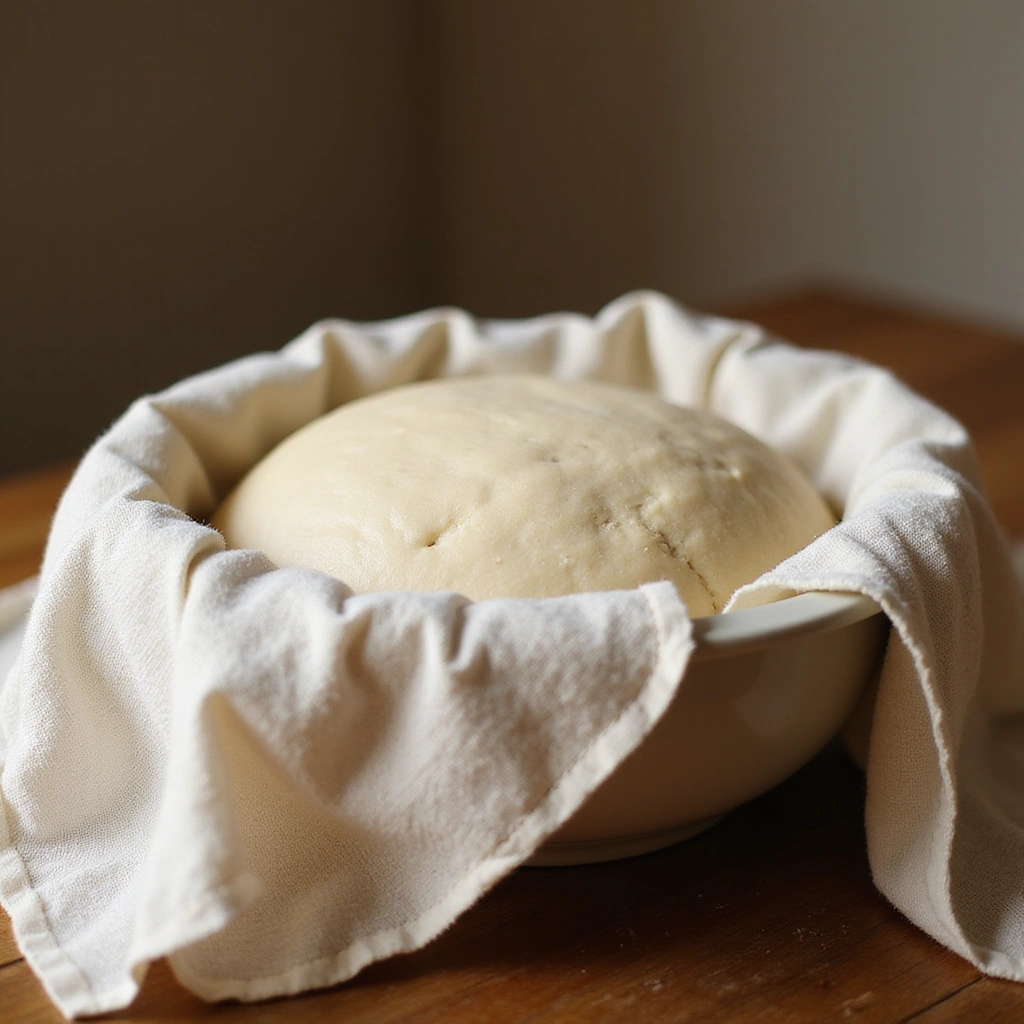 Flour Sack Towels for Baking Recipes and Kitchen Tips - Step 6: Cover and Let Rise