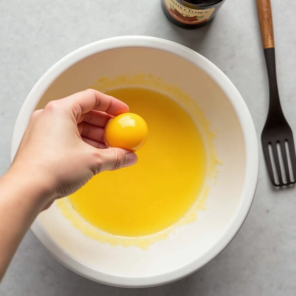 Flour and Baking Powder Recipes for Perfect Bakes - Step 5: Add Eggs and Vanilla