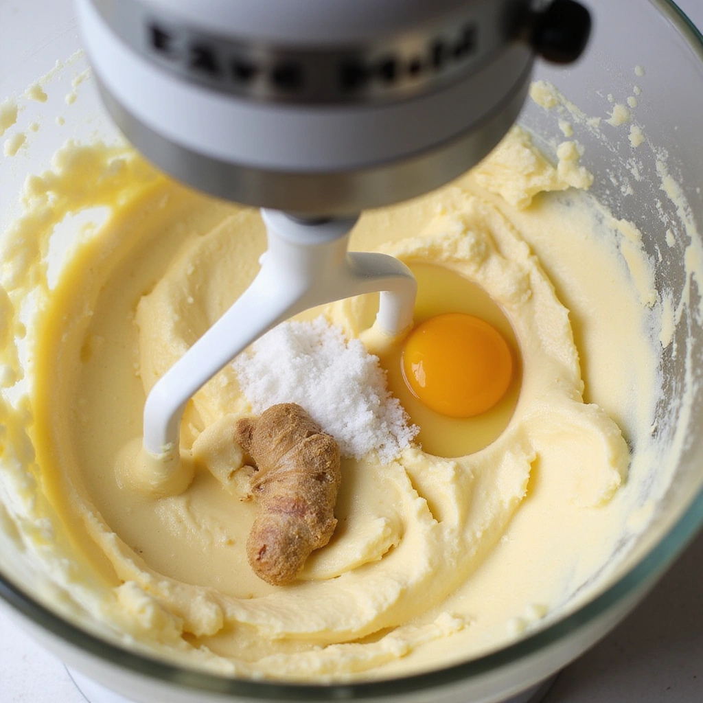 Fresh Ginger Baking Recipes with Bold Flavor - Step 3: Add Egg and Ginger