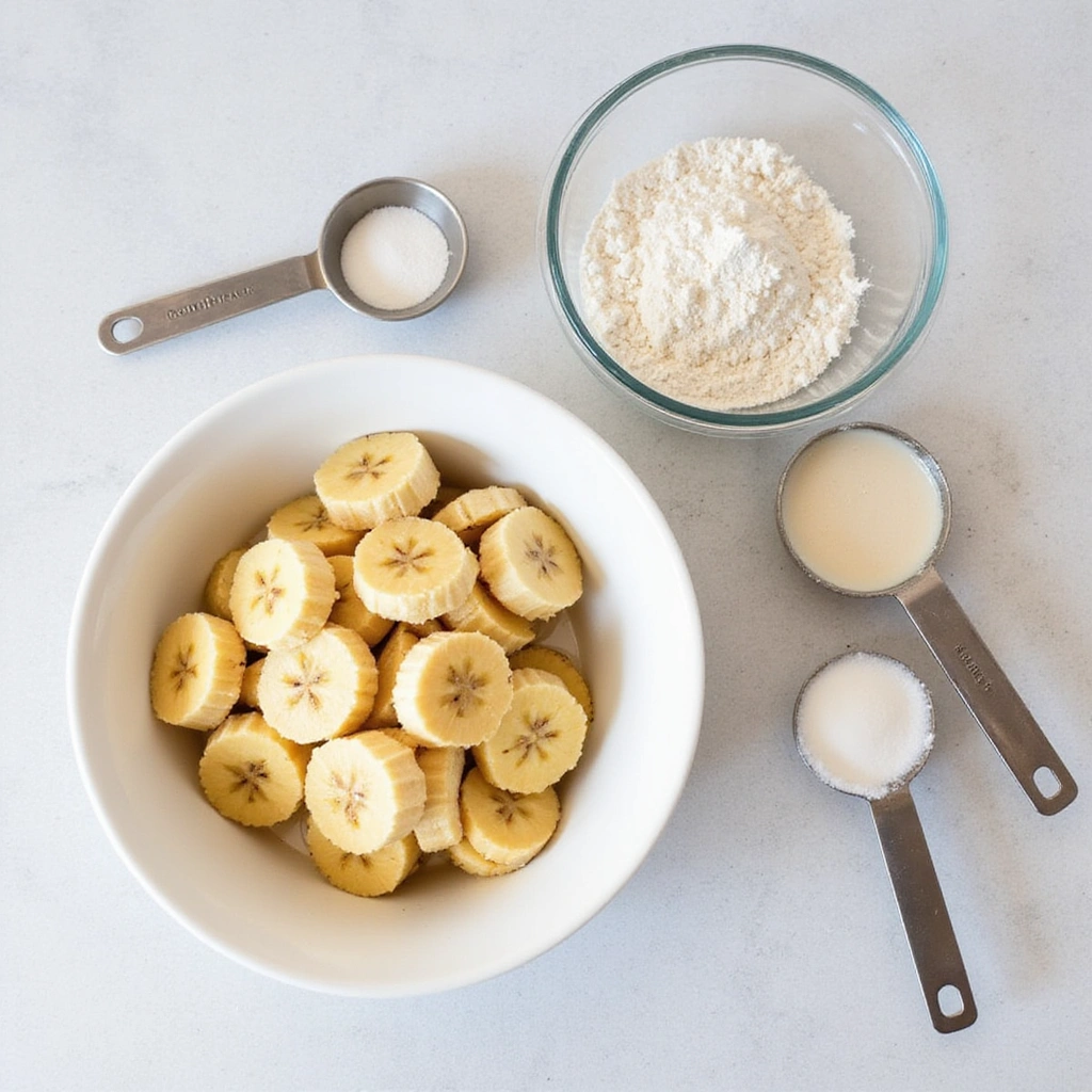 Frozen Banana Baking Recipes for Sweet Treats - Step 1: Prepare Ingredients