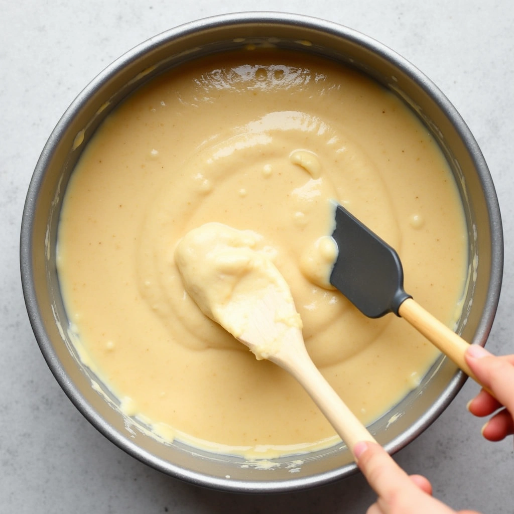 Frozen Banana Baking Recipes for Sweet Treats - Step 8: Pour into Baking Pan