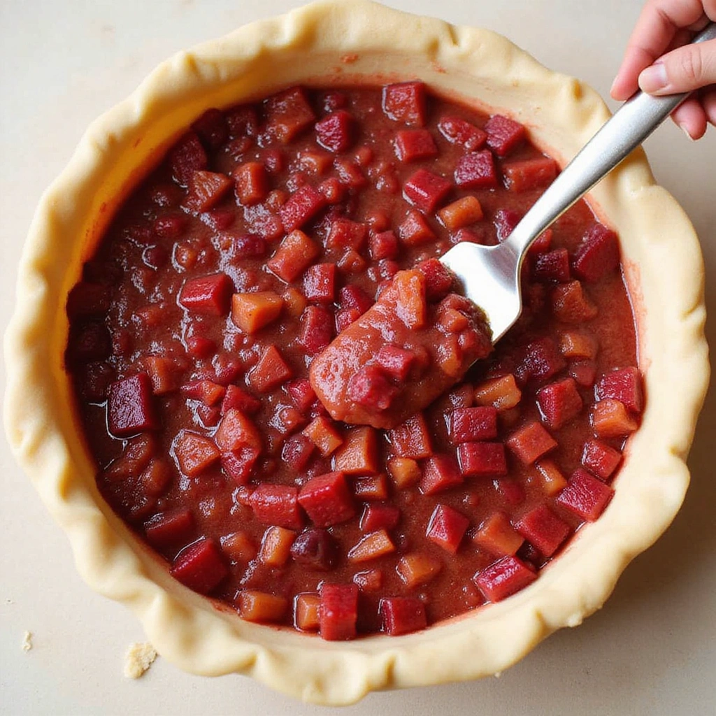 Frozen Rhubarb Baking Recipes That Taste Fresh - Step 5: Add the Filling