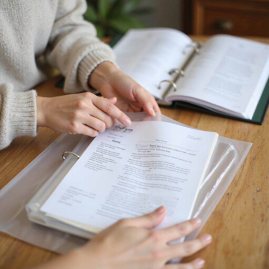 How to Organize Baking Recipes Easily at Home - Step 4: Transfer Recipes into the Binder