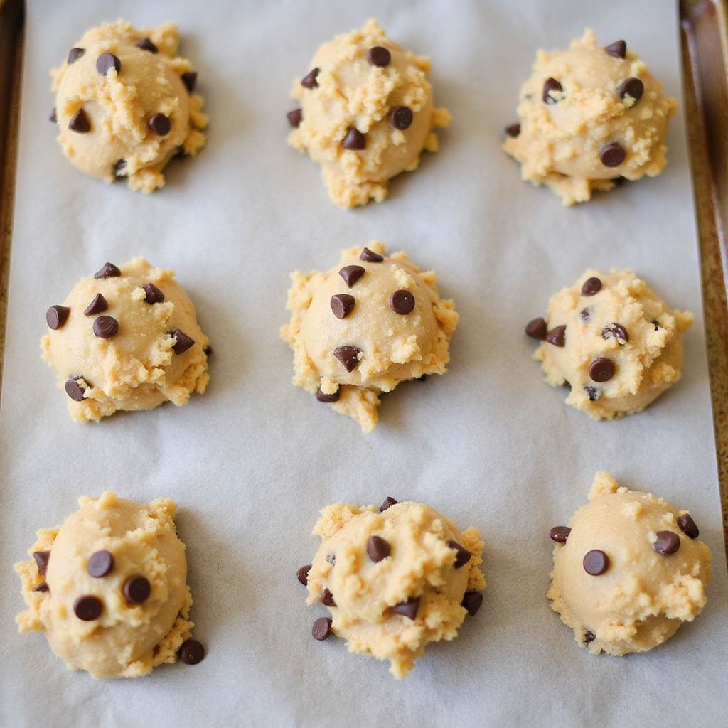 Nut Butter Baking Recipes Packed with Protein - Step 6: Scoop onto Baking Sheet