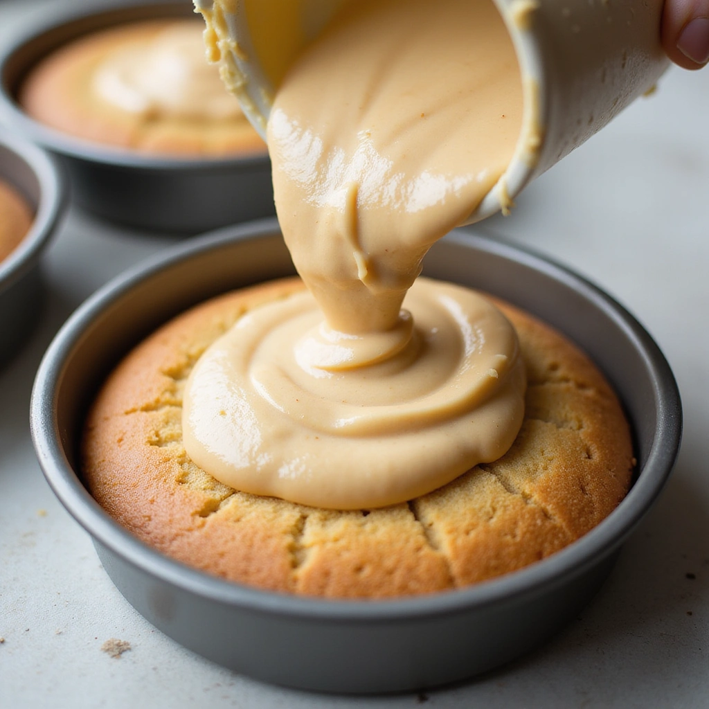 Simple Cake Baking Recipes for Any Occasion - Step 7: Pour Batter into Pans