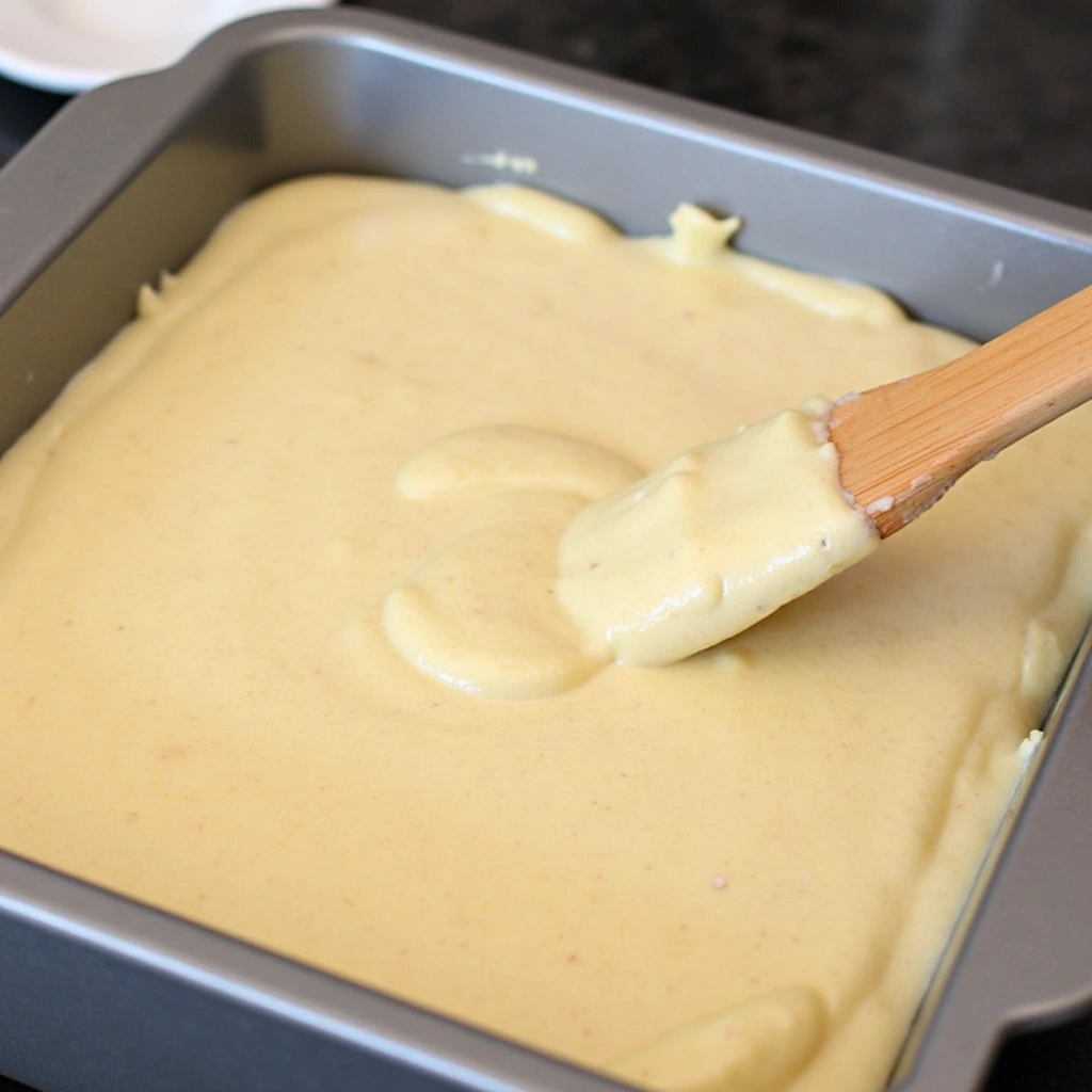 Steel Cut Oats Baking Recipes for Healthy Treats - Step 8: Pour Batter into Dish
