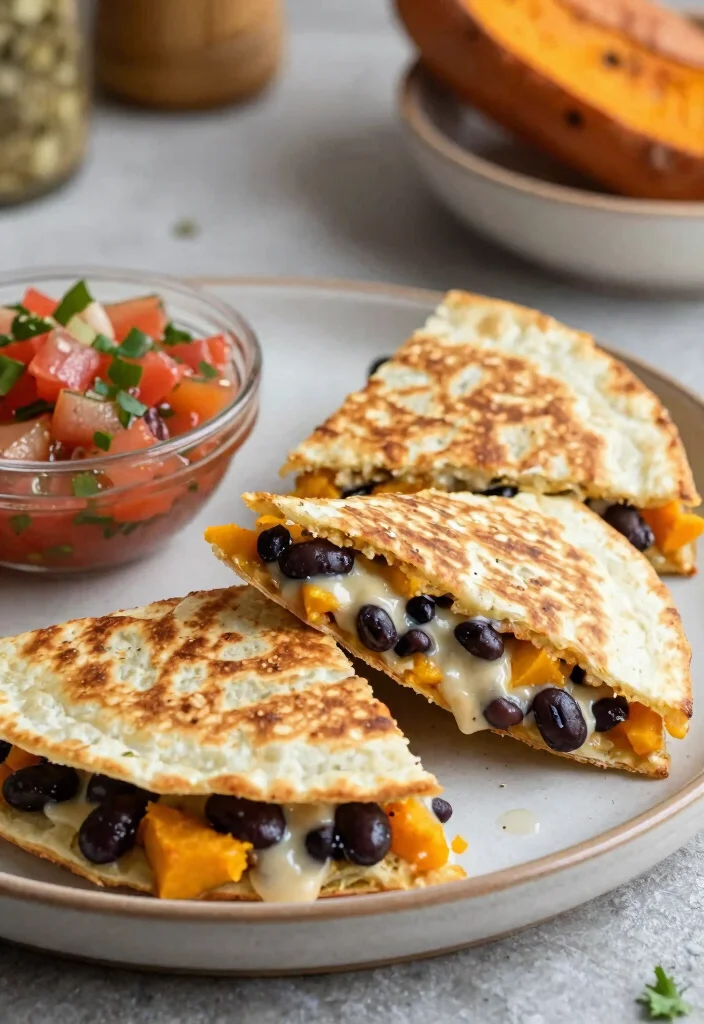 10 Easy Dinner Recipes for Two Simple Evenings - 10. Sweet Potato and Black Bean Quesadillas 1