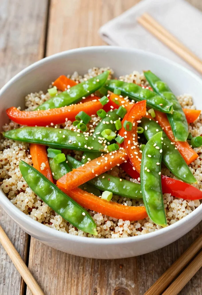 10 Easy Dinner Recipes for Two Simple Evenings - 2. Veggie Stir-Fry with Quinoa 1