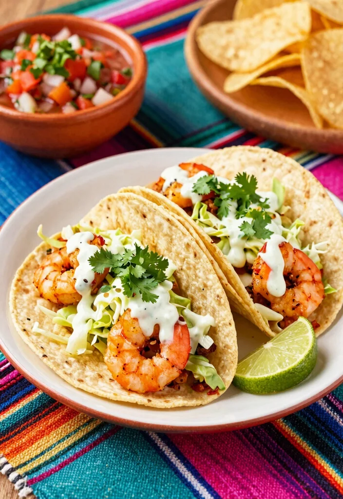 10 Easy Dinner Recipes for Two Simple Evenings - 4. Spicy Shrimp Tacos 1