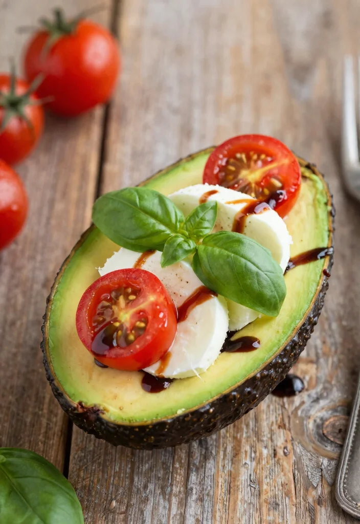 10 Easy Dinner Recipes for Two Simple Evenings - 8. Caprese Stuffed Avocados 1