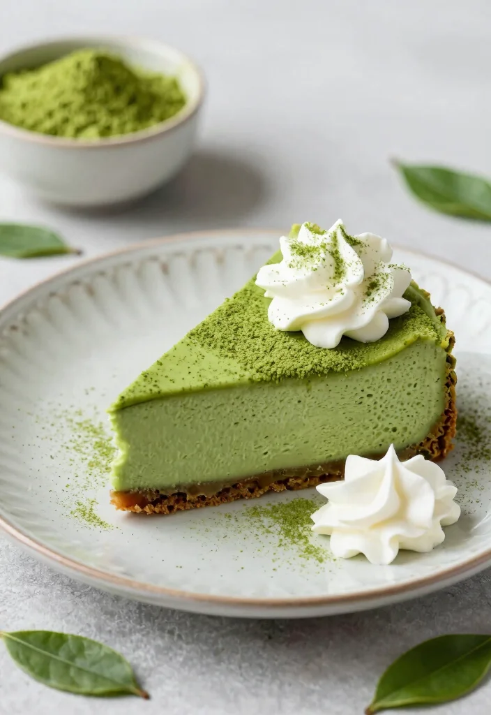 10 Keto Cheesecake Recipes for Rich Guilt Free Desserts 67 10 Keto Cheesecake Recipes for Rich Guilt Free Desserts - 7. Matcha Keto Cheesecake 1