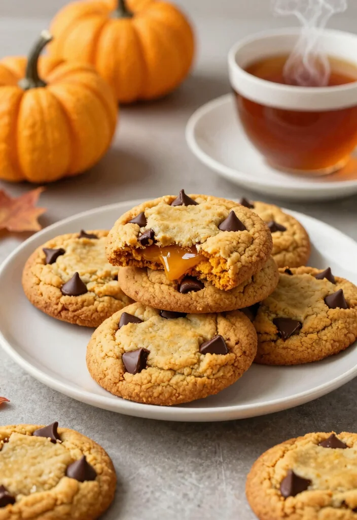 10 Pumpkin Dessert Recipes for Cozy Seasonal Baking 23 10 Pumpkin Dessert Recipes for Cozy Seasonal Baking - 3. Pumpkin Chocolate Chip Cookies 1
