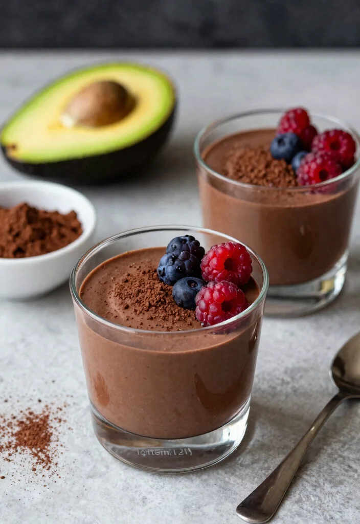 10 Raw Vegan Recipes with Fresh Natural Ingredients 34 10 Raw Vegan Recipes with Fresh Natural Ingredients - 4. Chocolate Avocado Mousse 1