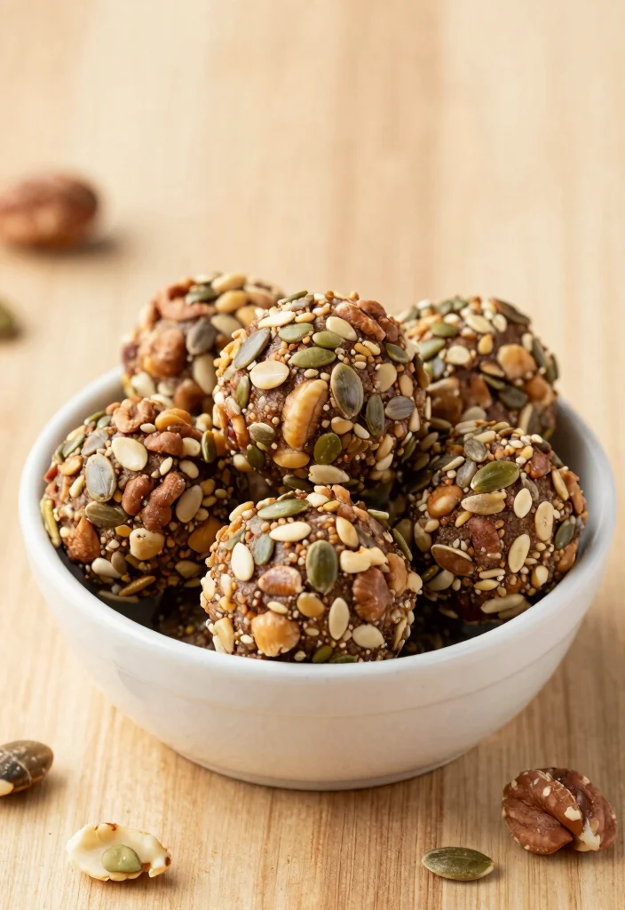 10 Raw Vegan Recipes with Fresh Natural Ingredients 89 10 Raw Vegan Recipes with Fresh Natural Ingredients - 9. Nutty Seed Energy Bites 1