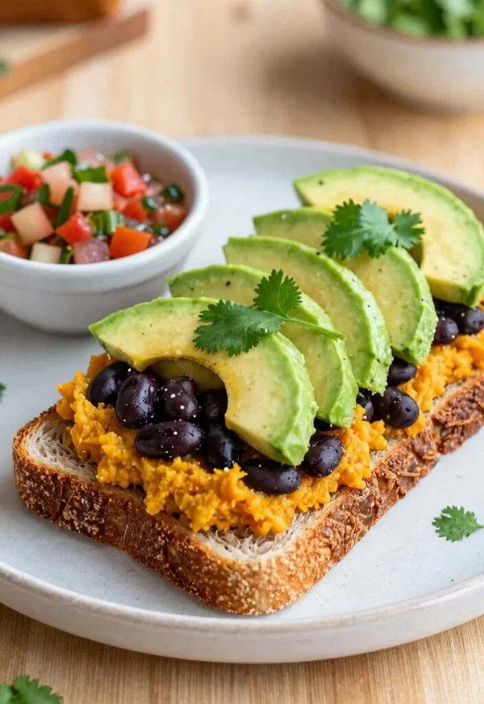 10 Vegan Sandwich Recipes for Quick Lunch Ideas 100 10 Vegan Sandwich Recipes for Quick Lunch Ideas - 10. Sweet Potato and Black Bean Sandwich 1