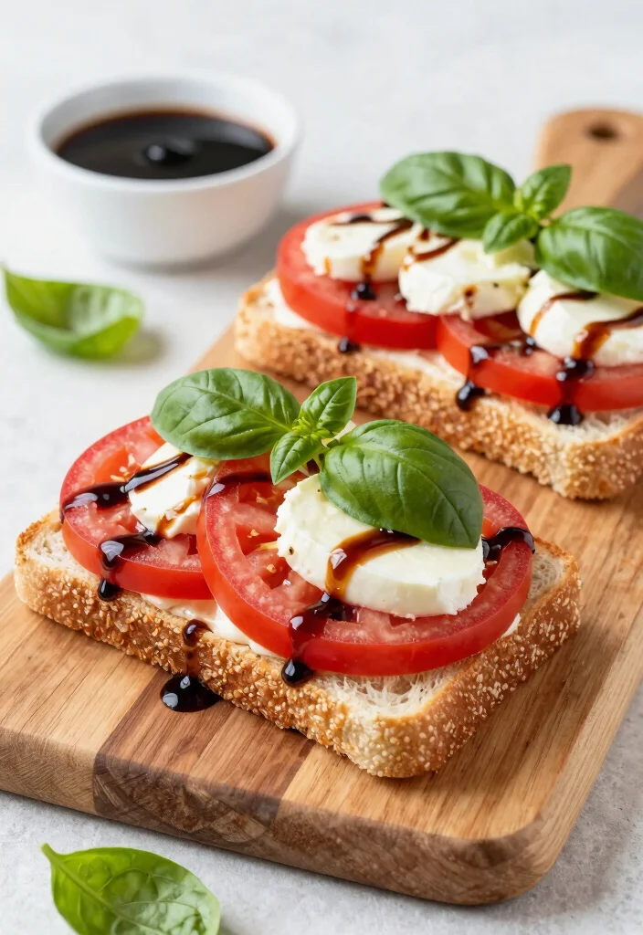 10 Vegan Sandwich Recipes for Quick Lunch Ideas 78 10 Vegan Sandwich Recipes for Quick Lunch Ideas - 8. Caprese Sandwich with Balsamic Glaze 1