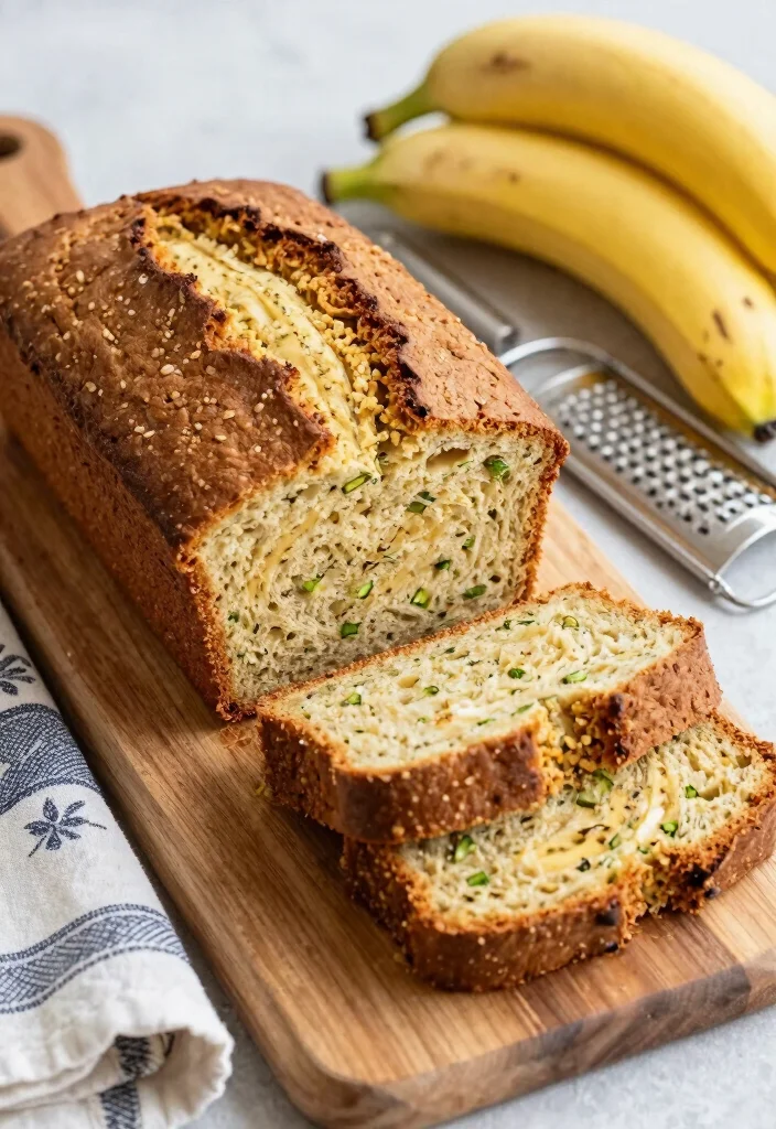 12 Banana Dessert Recipes for Simple Comfort Treats - 11. Banana Zucchini Bread 1
