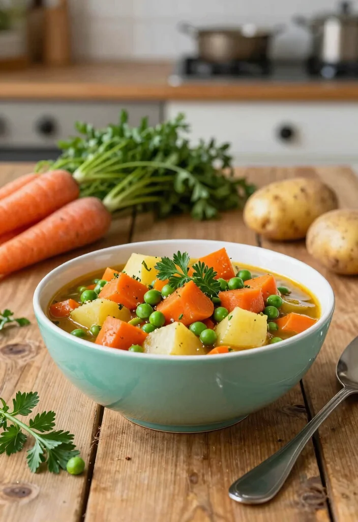 12 Crockpot Dinner Recipes for Stress Free Cooking - 1. Hearty Vegetable Stew 1
