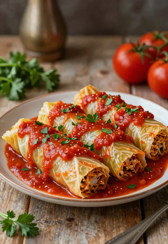12 Crockpot Dinner Recipes for Stress Free Cooking - 12. Stuffed Cabbage Rolls 1