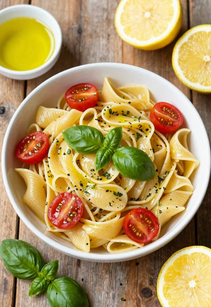 12 Easy Dinner Recipes for Busy Weeknights 67 12 Easy Dinner Recipes for Busy Weeknights - 7. Lemon Basil Pasta with Cherry Tomatoes 1