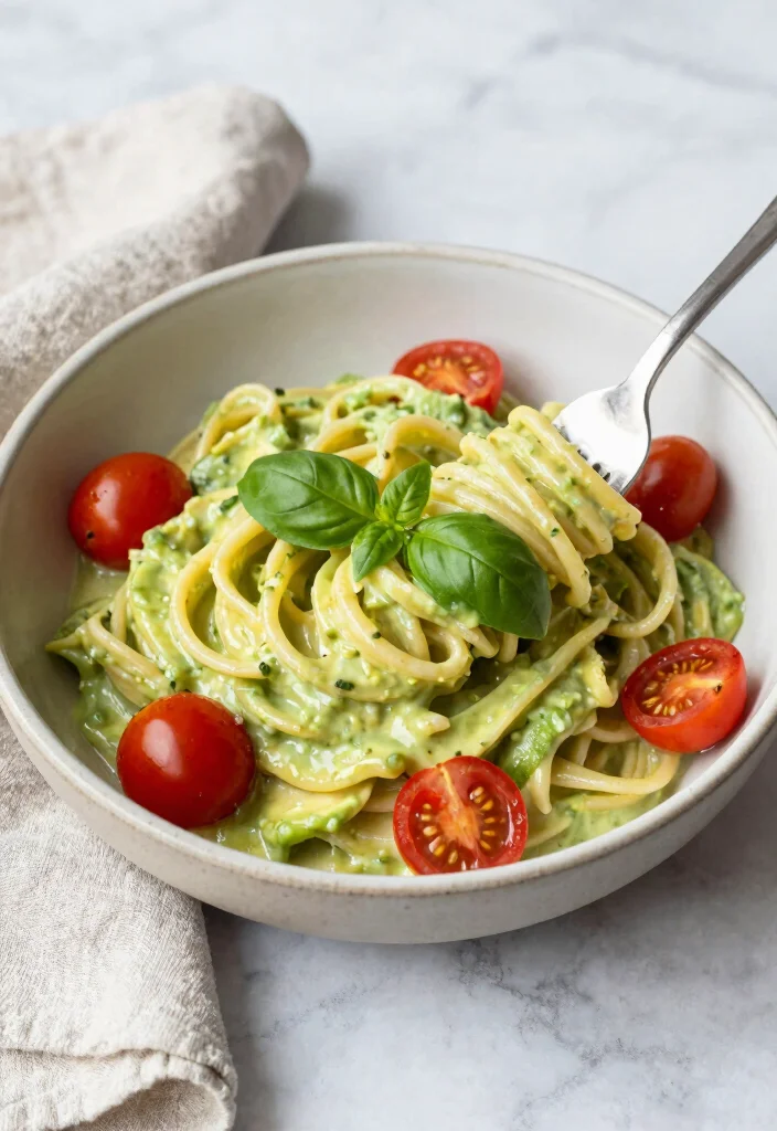 12 Easy Vegan Recipes Anyone Can Make at Home 23 12 Easy Vegan Recipes Anyone Can Make at Home - 3. Creamy Avocado Pasta 1