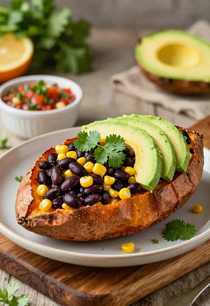 12 Easy Vegan Recipes Anyone Can Make at Home 78 12 Easy Vegan Recipes Anyone Can Make at Home - 8. Savory Stuffed Sweet Potatoes 1