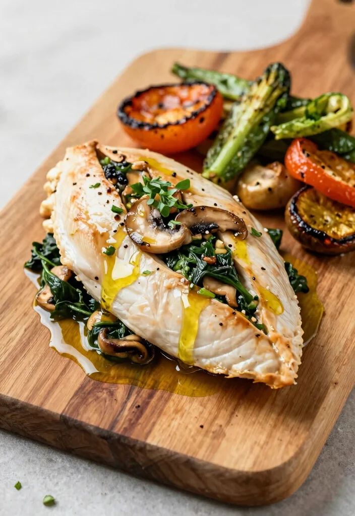 12 Fall Dinner Recipes for Cozy Family Meals 111 12 Fall Dinner Recipes for Cozy Family Meals - 11. Savory Mushroom and Spinach Stuffed Chicken Breasts 1