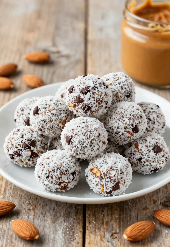 12 Gluten Free Vegan Recipes for Easy Clean Eating 100 12 Gluten Free Vegan Recipes for Easy Clean Eating - 10. Almond Joy Energy Bites 1