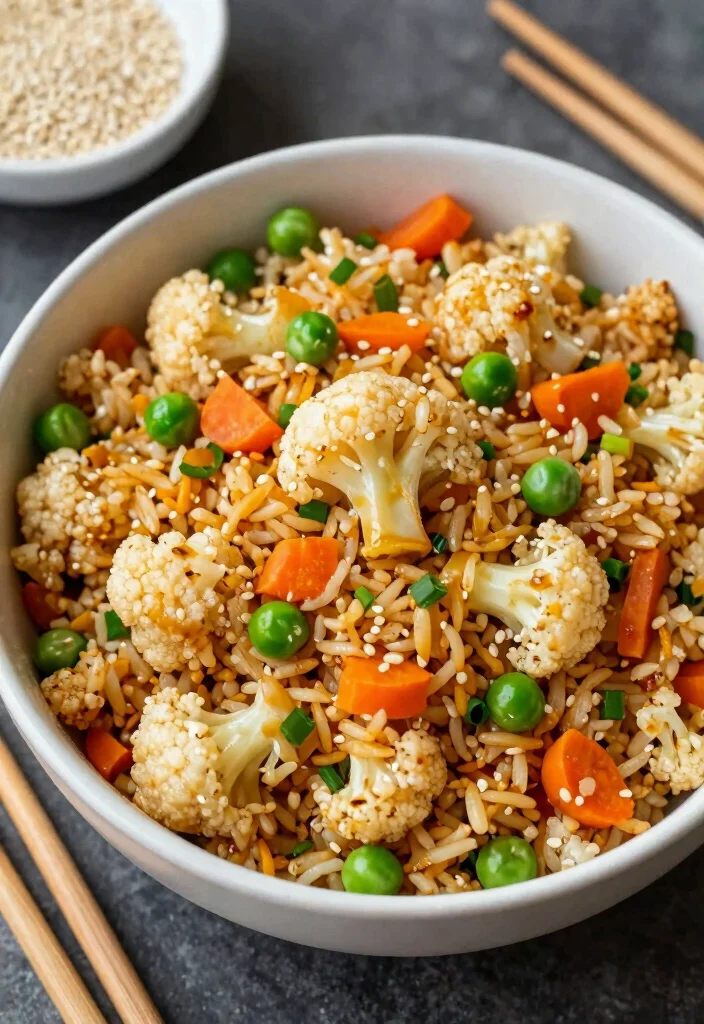 12 Gluten Free Vegan Recipes for Easy Clean Eating 45 12 Gluten Free Vegan Recipes for Easy Clean Eating - 5. Cauliflower Fried Rice 1
