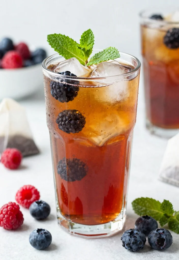 12 Healthy Drink Recipes for Everyday Hydration 56 12 Healthy Drink Recipes for Everyday Hydration - 6. Berry Infused Iced Tea 1