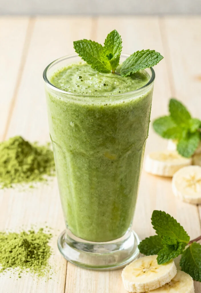 12 Healthy Drink Recipes for Everyday Hydration 89 12 Healthy Drink Recipes for Everyday Hydration - 9. Matcha Mint Smoothie 1