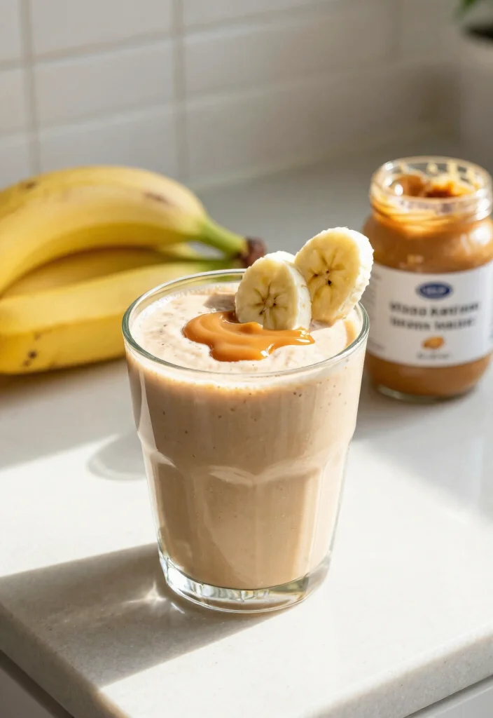 12 Healthy Fruit Smoothie Recipes for Quick Energy 122 12 Healthy Fruit Smoothie Recipes for Quick Energy - 12. Almond Butter Banana Smoothie 1