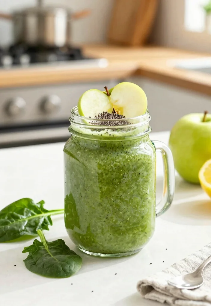 12 Healthy Fruit Smoothie Recipes for Quick Energy 23 12 Healthy Fruit Smoothie Recipes for Quick Energy - 3. Green Detox Smoothie 1