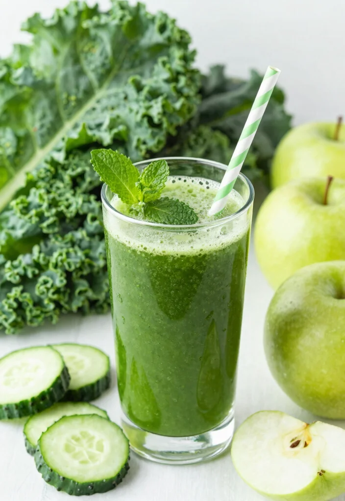 12 Healthy Juice Recipes for Refreshing Daily Nutrition - 1. Green Detox Juice 1