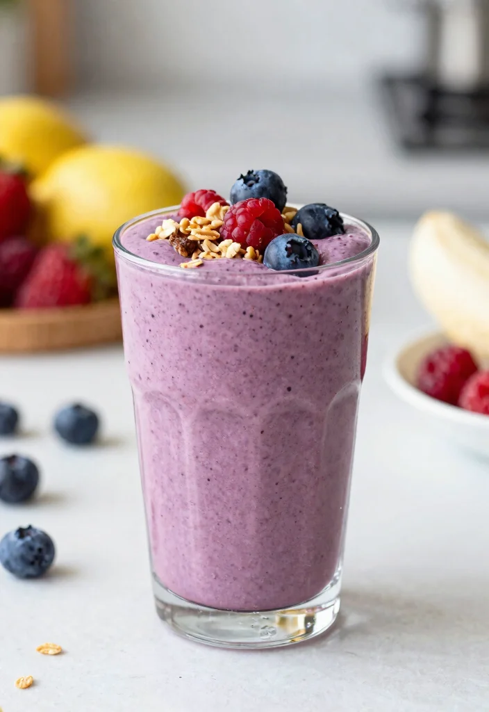 12 Healthy Juice Recipes for Refreshing Daily Nutrition - 12. Berry Banana Bliss 1