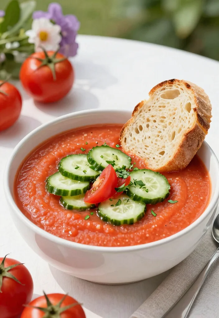 12 Healthy Summer Dinner Recipes for Light Fresh Meals - 9. Cucumber and Tomato Gazpacho 1