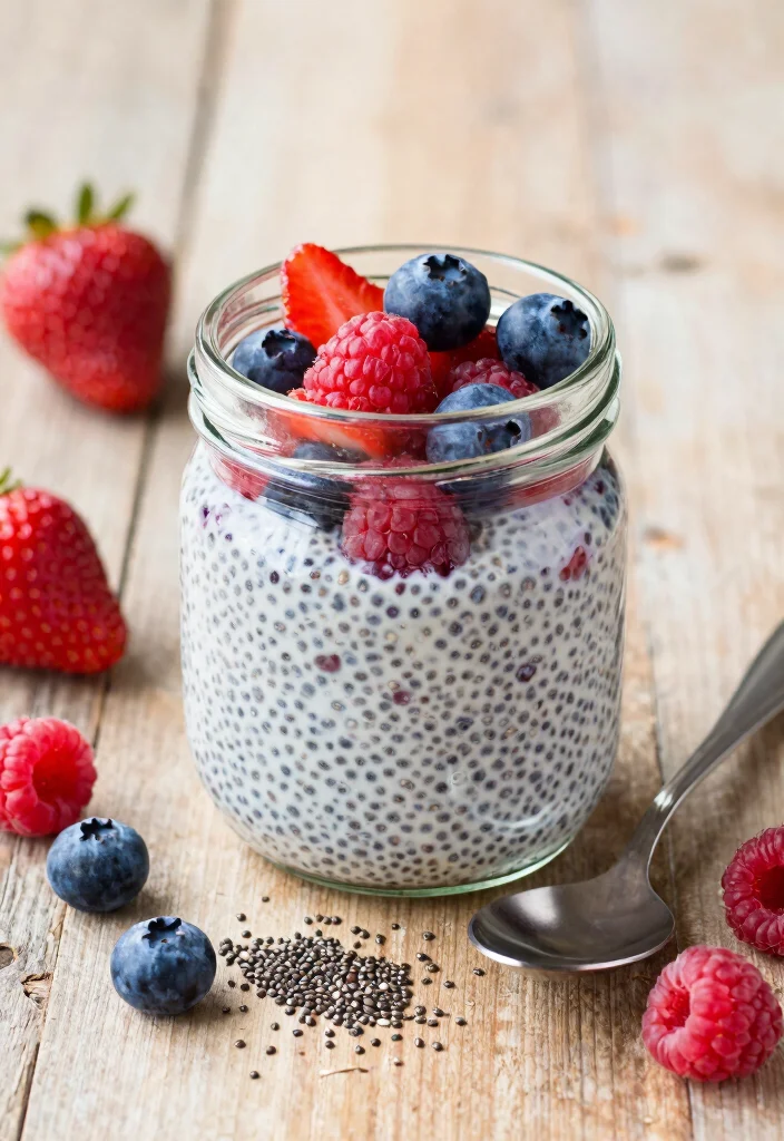 12 Heart Healthy Recipes for Nutritious Daily Cooking 67 12 Heart Healthy Recipes for Nutritious Daily Cooking - 7. Berry Chia Pudding 1