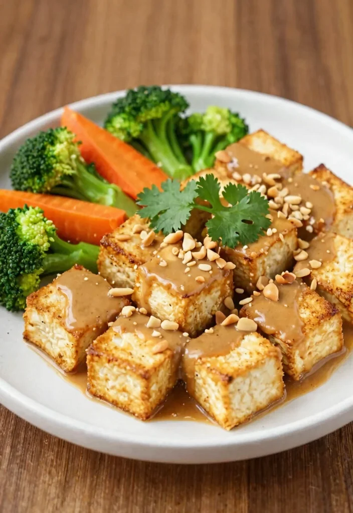 12 Heart Healthy Recipes for Nutritious Daily Cooking 89 12 Heart Healthy Recipes for Nutritious Daily Cooking - 9. Baked Tofu with Peanut Sauce 1