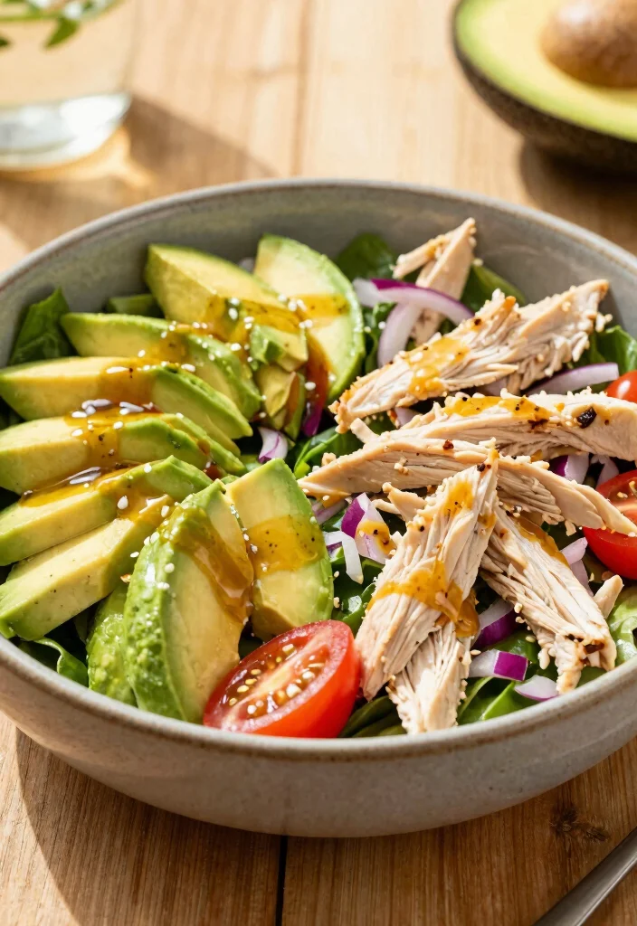 12 Keto Chicken Recipes for Easy Flavorful Dinners 112 12 Keto Chicken Recipes for Easy Flavorful Dinners - 11. Chicken Avocado Salad 1