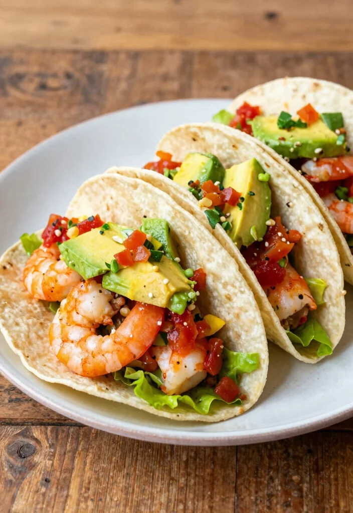 12 Keto Shrimp Recipes for Quick Light Dinners 23 12 Keto Shrimp Recipes for Quick Light Dinners - 3. Spicy Shrimp Tacos with Avocado Salsa 1