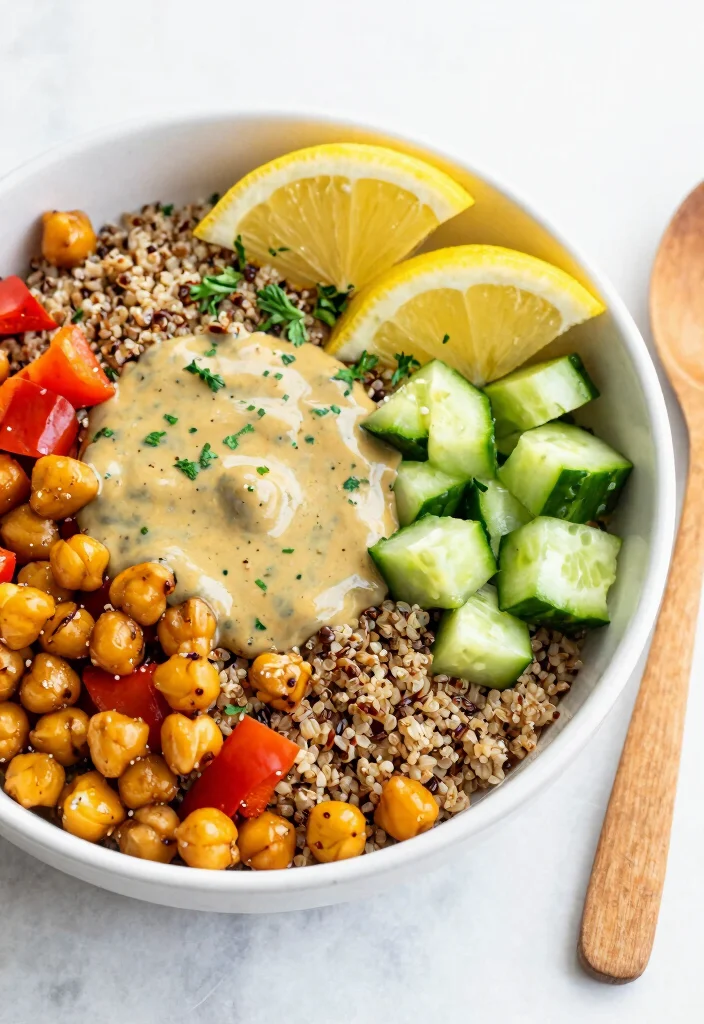 12 Light Dinner Recipes for Easy Healthy Nights - 3. Mediterranean Quinoa Bowl 1