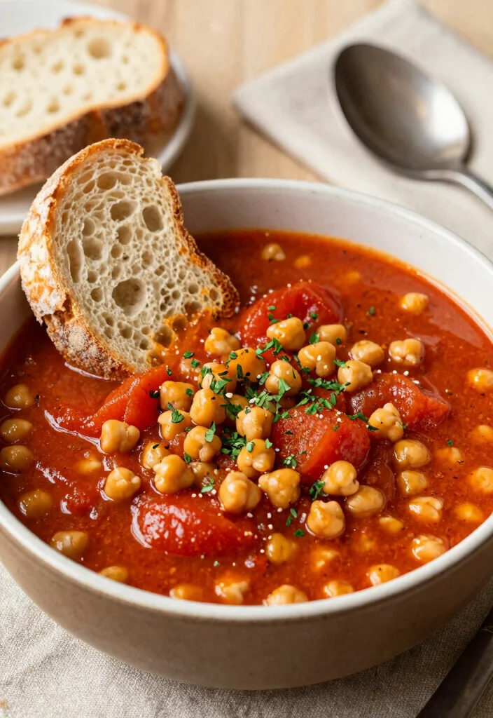 12 Light Dinner Recipes for Easy Healthy Nights - 8. Tomato and Chickpea Stew 1