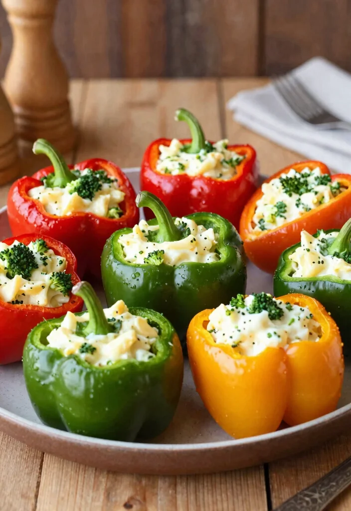12 Low Carb Dinner Recipes for Light Satisfying Meals 100 12 Low Carb Dinner Recipes for Light Satisfying Meals - 10. Broccoli Cheese Stuffed Peppers 1
